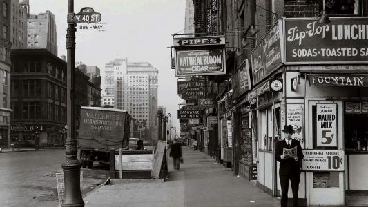1940年纽约街头