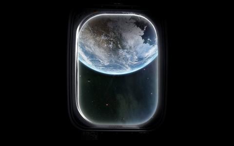 地球从飞船