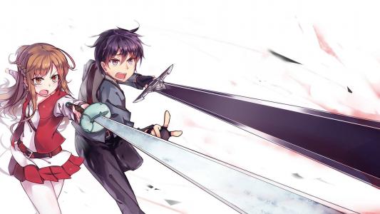 Asuna和Kirito  - 刀剑神域