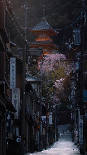 唯美的京都街道