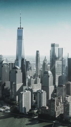 纽约的摩天大楼