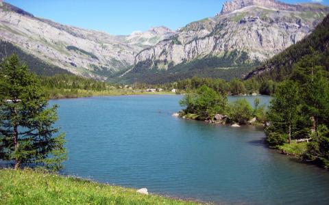 Lac de Derborence，瑞士