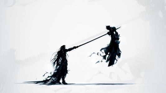 云冲突和Sephiroth  - 最后的幻想