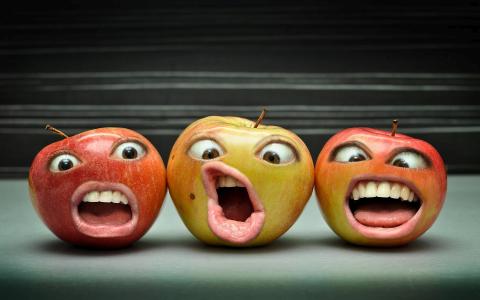 苹果与面孔