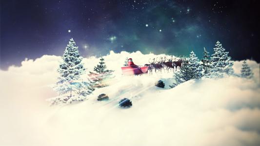 圣诞老人的雪橇