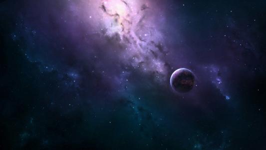 紫色的星系