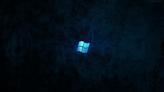 蓝色的Windows徽标