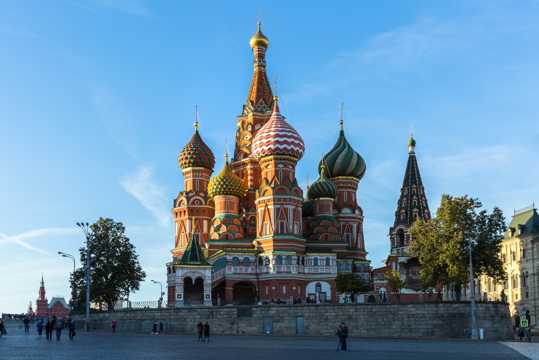 俄罗斯莫斯科红场建筑景色图片