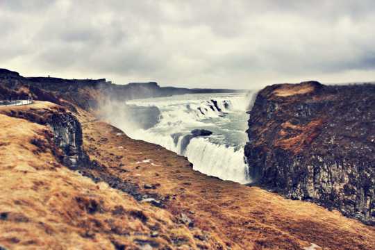 冰岛大瀑布图片