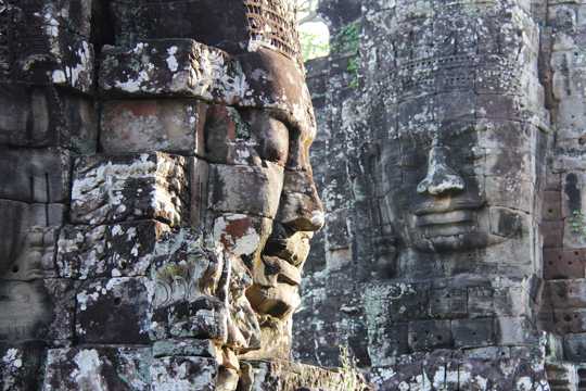 柬埔寨巴戎寺建筑图片