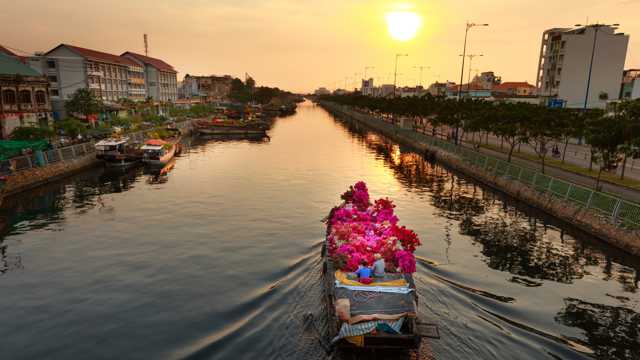 越南胡志明市景致图片