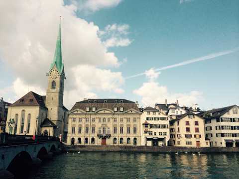 瑞士苏黎世都市建筑景色图片