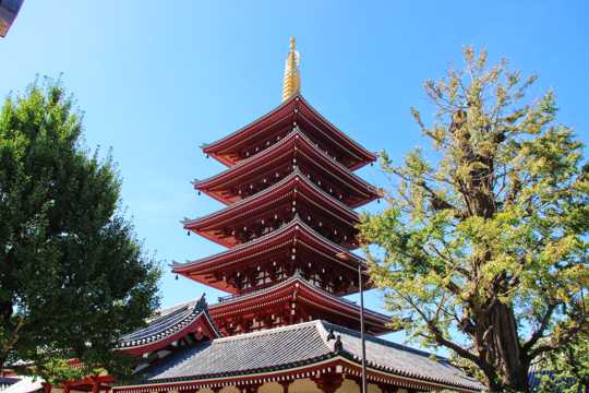 日本东京浅草寺景物图片
