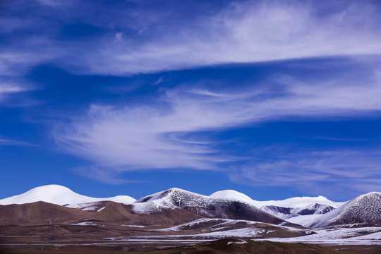西藏普若岗日冰川景致图片
