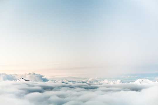 高空中的云彩图片