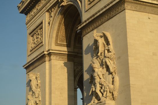 法国巴黎凯旋门建筑景物图片