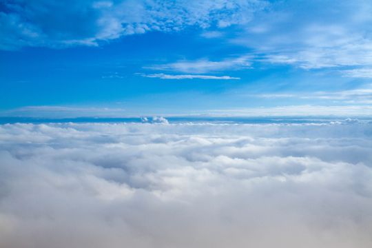 高空云海光景图片