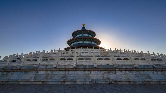 北京天坛公园景致图片