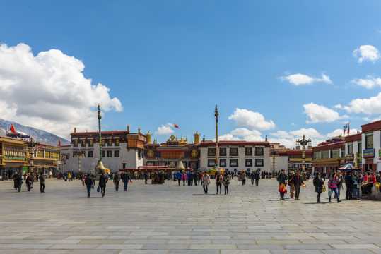 西藏建筑景象图片