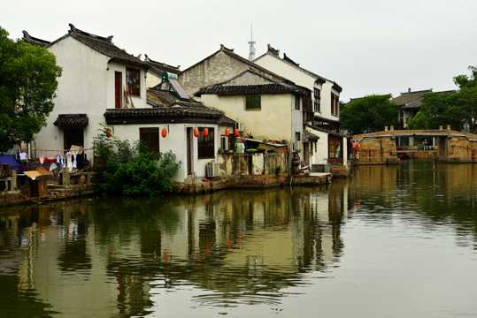 江苏苏州同里古镇景物图片