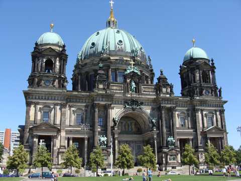 德国柏林大教堂建筑景致图片