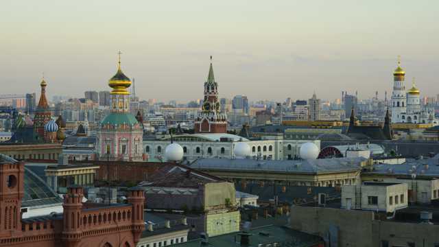 俄罗斯莫斯科克里姆林宫建筑风光图片