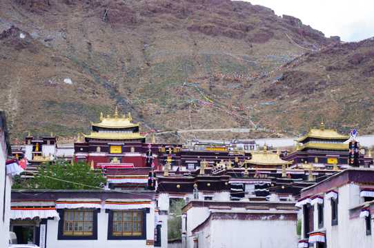 西藏扎什伦布寺风光图片