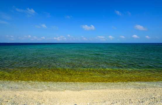 海南西沙鴨公島自然風光圖片