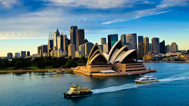 澳大利亚悉尼歌剧院景致图片