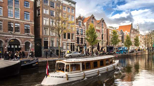 荷兰首都阿姆斯特丹景色