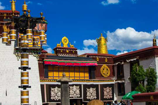 西藏大昭寺景致图片