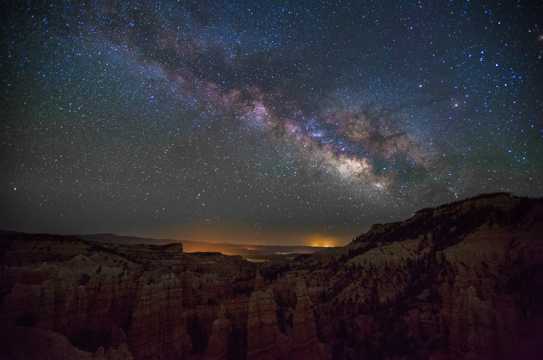 犹他州银河图片