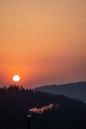 太陽落山的圖片